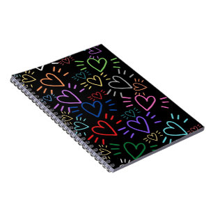 Cuaderno Love Colored Hearts