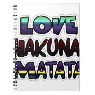 Cuaderno Love Hakuna Matata Gifts