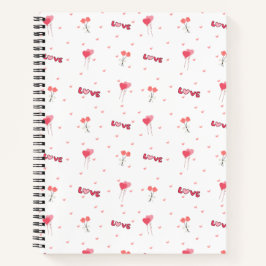 Cuaderno Love & Hearts Notebook
