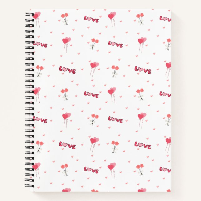 Cuaderno Love & Hearts Notebook (Anverso)