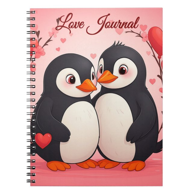 Cuaderno Love Journal - Penguin Love Notebook (Frente)