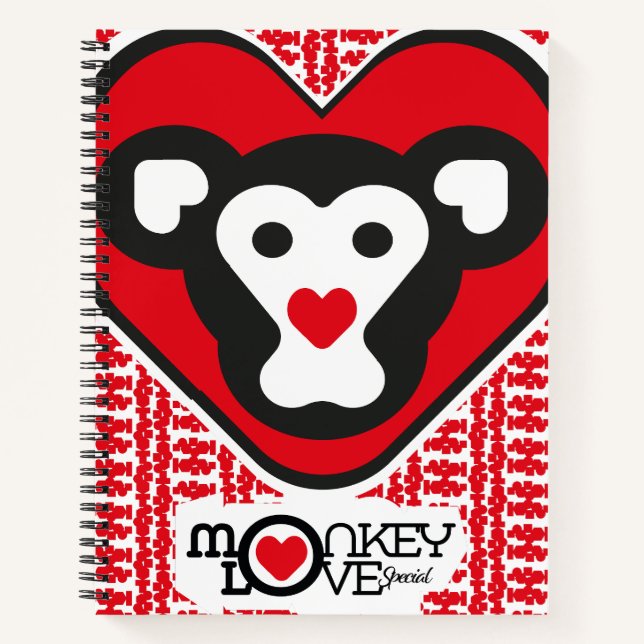 Cuaderno LOVE MONKEY LOVE SPECIAL by Masanser (Anverso)