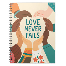 Cuaderno Love Never Fails