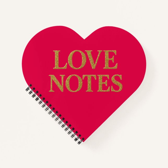 Cuaderno Love notes notebook. (Anverso)