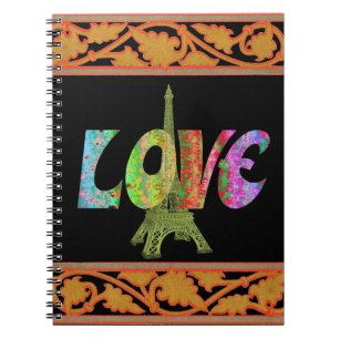 Cuaderno Love Paris Notebook