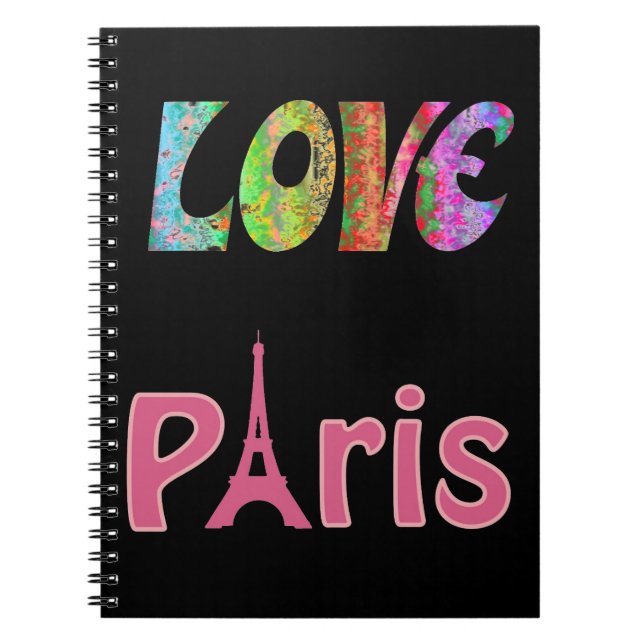 Cuaderno Love Paris Notebook (Frente)