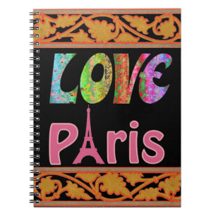 Cuaderno Love Paris Notebook