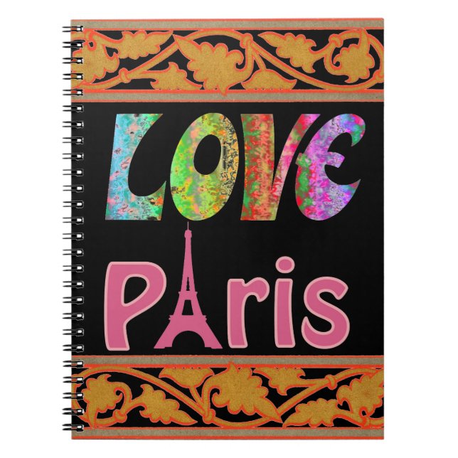 Cuaderno Love Paris Notebook (Frente)