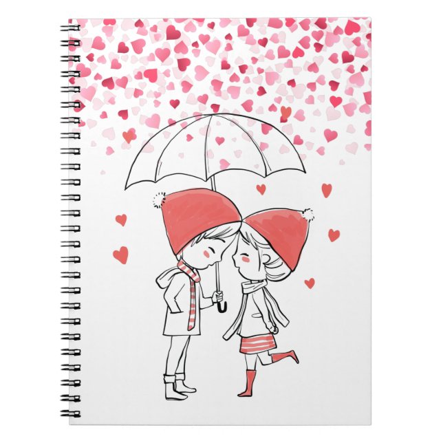 Cuaderno Love Rain (Frente)