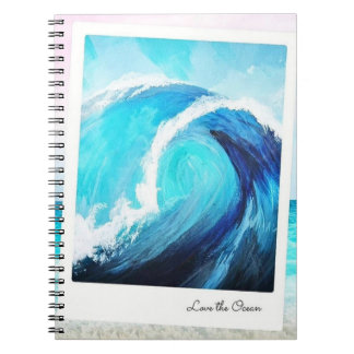 Cuaderno Love the Ocean Spiral Photo Notebook