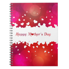 Cuaderno Lovely Happy Mother's Day Hearts