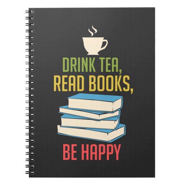 Cuaderno Lover del libro - Tea Books Happy (Frente)