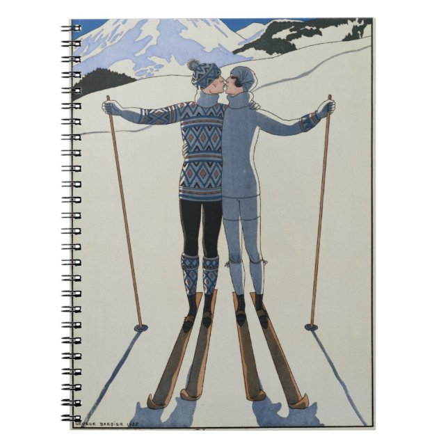 Cuaderno <Lovers in the Snow> por Jorte Barbier (Frente)