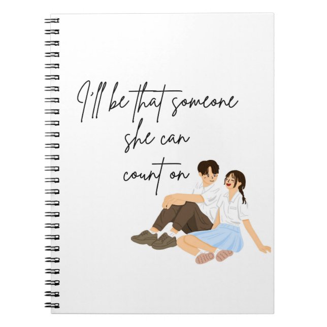 Cuaderno lovers notebook ideas | gifts for her | love (Frente)