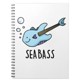 Cuaderno Lubina Lubina Divertida Guitarra Bajo Pez Chiste