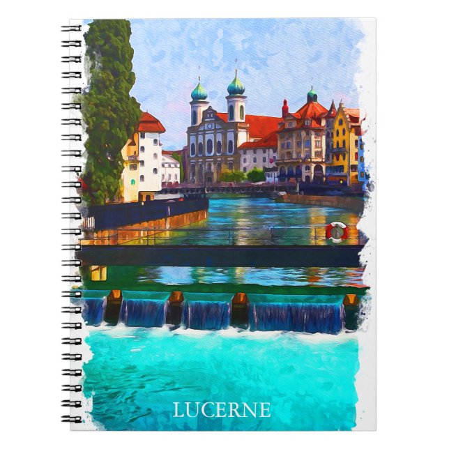 Cuaderno Lucerna Suiza Europa suiza (Frente)