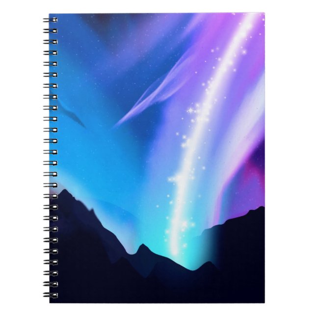 Cuaderno Luces boreales (Frente)