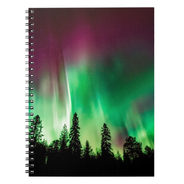 Cuaderno Luces boreales de Aurora (Frente)