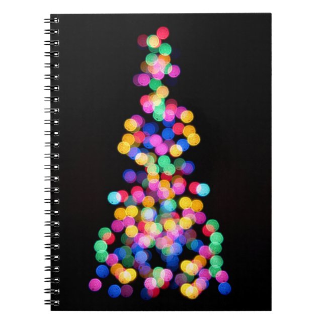 Cuaderno Luces borrosas de Navidades (Frente)