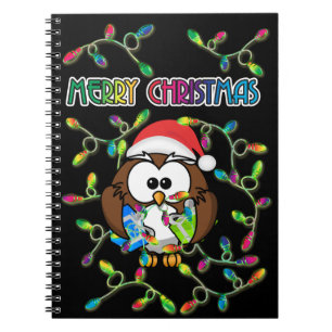 Cuaderno Luces de búho y Navidades de Santa María