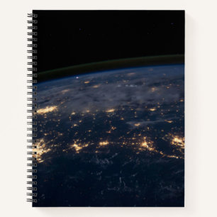 Cuaderno Luces De La Ciudad Del Sur De Estados Unidos.