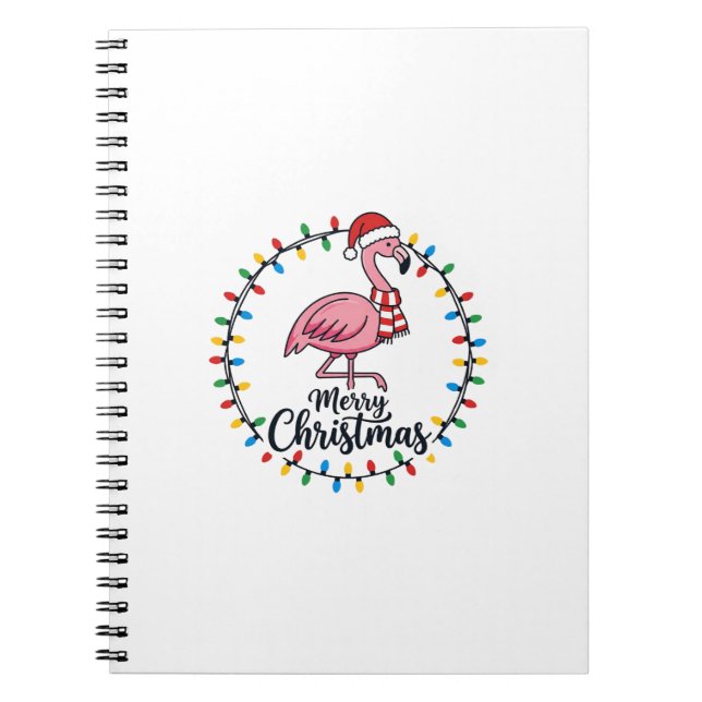 Cuaderno Luces de Navidad de Flamenco Fiesta (Frente)