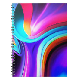Cuaderno Luces de neón bailarinas - azul
