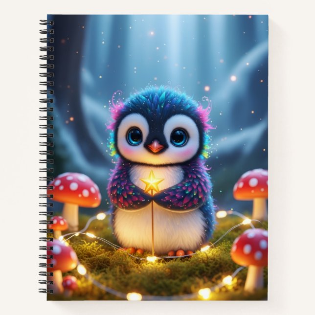 Cuaderno Luces de nieve y luces de pingüino (Anverso)
