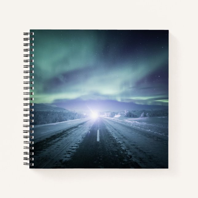 Cuaderno Luces del Norte Finlandia (Anverso)