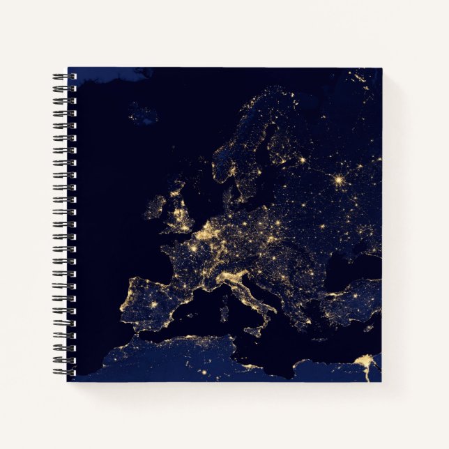 Cuaderno Luces En Varias Ciudades Europeas Y Nórdicas. (Anverso)