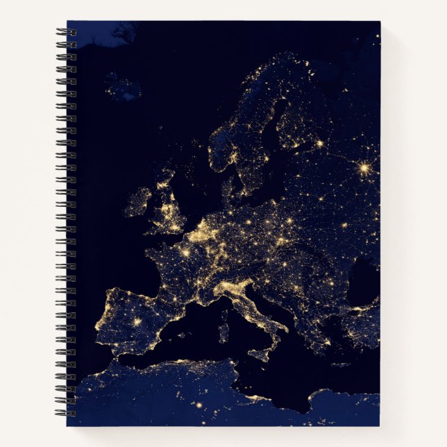 Cuaderno Luces En Varias Ciudades Europeas Y Nórdicas. (Anverso)