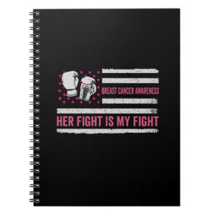 Cuaderno lucha contra el cáncer de mama
