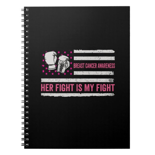 Cuaderno lucha contra el cáncer de mama (Frente)