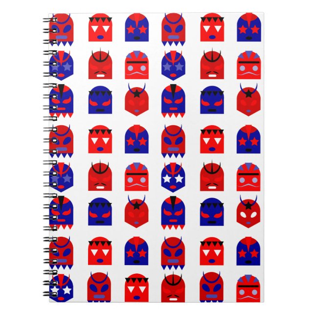 Cuaderno lucha libre mascarillas (Frente)