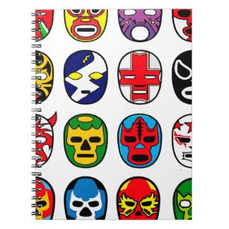Cuaderno Lucha mexicana del luchador de la máscara de Lucha