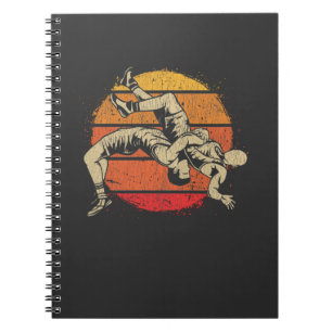 Cuaderno Lucha retro contra luchadores deportivos
