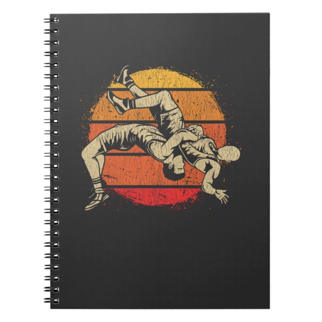 Cuaderno Lucha retro contra luchadores deportivos (Frente)