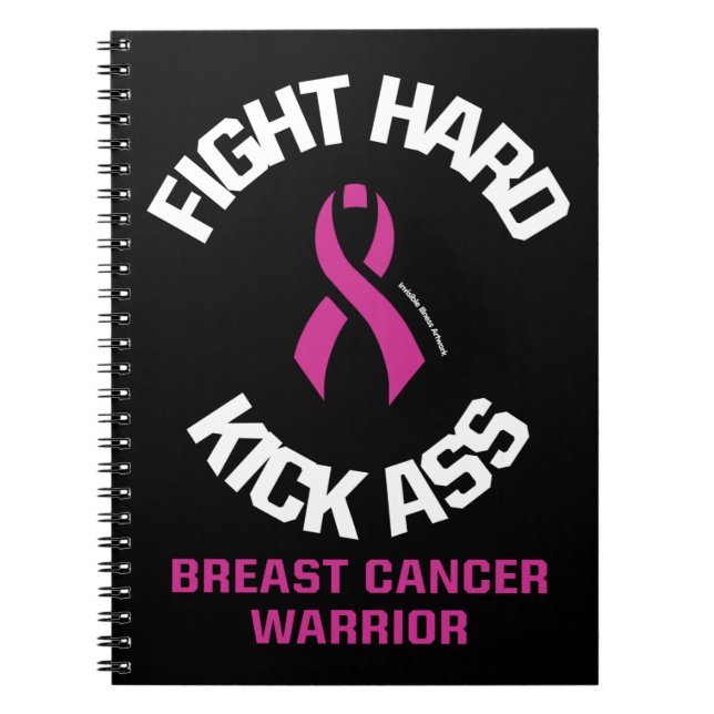 Cuaderno Luchar fuerte... Cáncer de Mama (Frente)