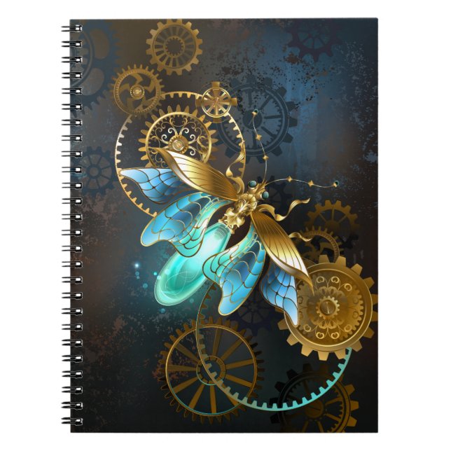 Cuaderno Luciérnaga de Steampunk (Frente)