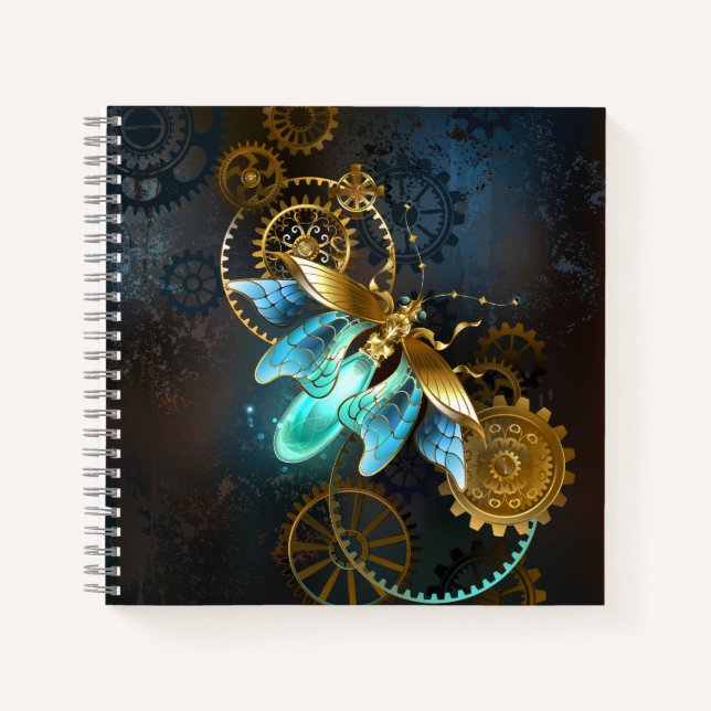 Cuaderno Luciérnaga de Steampunk (Anverso)
