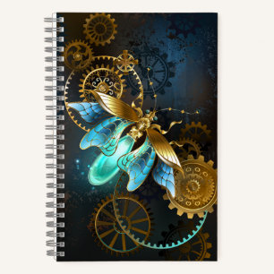 Cuaderno Luciérnaga de Steampunk