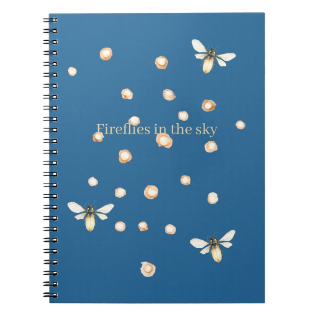 Cuaderno Luciérnagas en el cielo   (Frente)