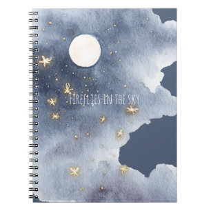 Cuaderno Luciérnagas en la Luna Alta en el Cielo