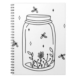 Cuaderno Luciérnagas en un bloc de notas de jabón