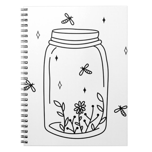 Cuaderno Luciérnagas en un bloc de notas de jabón (Frente)