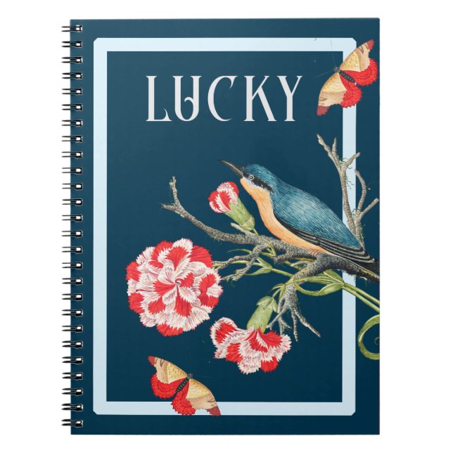 Cuaderno Lucky Blue Songbird (Frente)