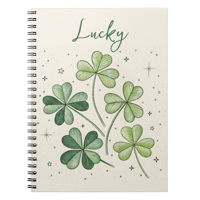 Cuaderno Lucky Clover Lucky Notebook (Frente)