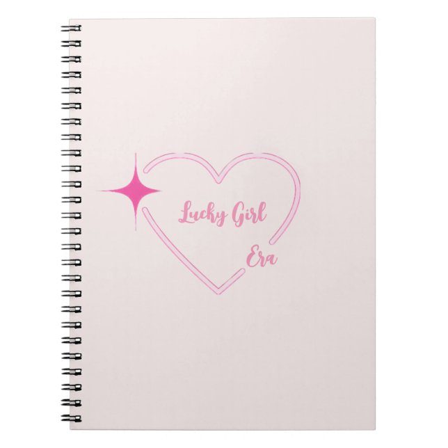 Cuaderno Lucky Girl Era Carnet rose (Frente)