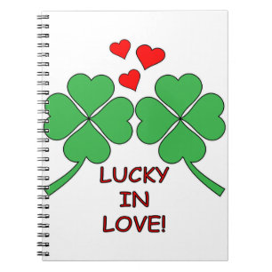 Cuaderno Lucky In Love Hearts Clover
