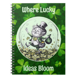 Cuaderno Lucky Irish Leprechaun